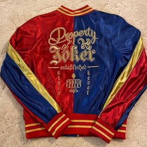 Harley Quinn Suicide Squad satin jacket, size M